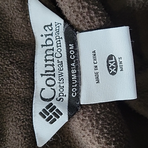 Columbia half zipper 1 pocket long sleeve fleece pullover mens size XXL - Picture 8 of 9